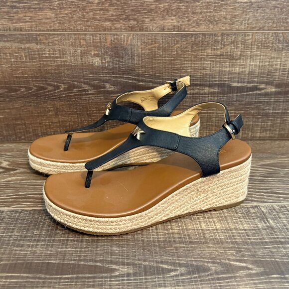 Michael Kors T-Strap Wedge Sandal - Size 8 - Picture 2 of 15